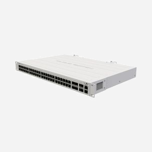 Mikrotik CRS354-48G-4S+2Q+RM Commutateur Géré L2 48x Gigabit Ethernet, 4x SFP+, 2x QSFP+, 336 Gbit/s, CPU 650MHz, Montage Rack - Miniature 1