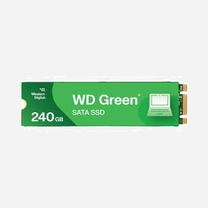 Western Digital Green SN350 240Go SSD M.2 PCIe 3.0 NVMe - Lecture 2400Mo/s, Ecriture 900Mo/s - WDS240G2G0C - TBW 60 - 80x22x2.38mm