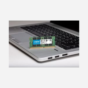 Crucial CT16G4SFRA32A : Module mémoire DDR4 16Go 3200MHz SO-DIMM CL22 1.2V Unbuffered pour ordinateur portable (1x16Go) - Miniature 3