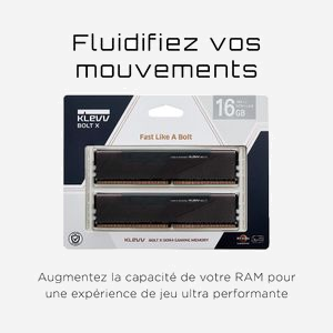 Klevv BOLT X 16GB (2x8GB) DDR4 3200MHz CL16 DIMM 288-pin 1.35V Unbuffered PC/Serveur - KD48GU880-32A160U - Miniature 5