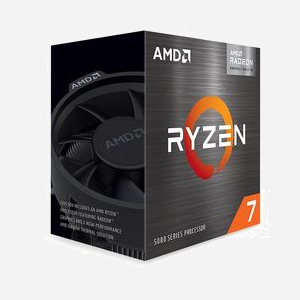 Processeur AMD Ryzen 7 5700G 3.8 GHz Socket AM4 8 Cores 16 Threads avec AMD Radeon Graphics, TDP 65W, Mémoire Cache L3 16 Mo, DDR4 3200 MHz - Miniature 2