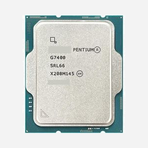 Intel Pentium Gold G7400 3.7GHz, 2 Cores, 4 Threads, 6MB Smart Cache, Intel UHD Graphics 710, Socket LGA 1700, DDR5/DDR4, 46W TDP - Miniature 4