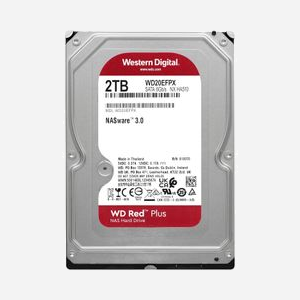 Western Digital Red Plus WD20EFPX HDD 2 To SATA 3.5" 5400 tr/min 64 Mo pour NAS - Interface 6 Gbit/s - Jusqu'à 150 MiB/s - 0.4W Veille - Miniature 2
