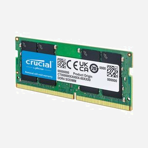 Mémoire Crucial DDR4 8Go 3200MHz SODIMM 1.2V CL22 Unbuffered pour ordinateur portable (1x8Go) - CT8G4SFRA32A