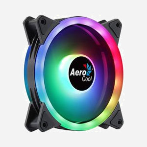 Aerocool DUO12PRO - Kit de 3 ventilateurs 120mm pour Boîtier PC, 1000 RPM, 19.7 dB, 33.4 CFM, Roulement Hydraulique, LED RGB, Connecteur 6-pin - Miniature 2