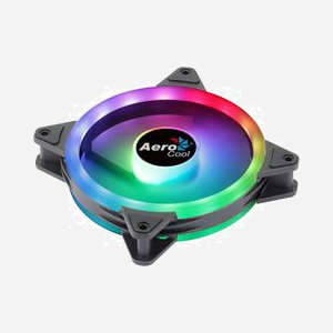 Aerocool DUO12PRO - Kit de 3 ventilateurs 120mm pour Boîtier PC, 1000 RPM, 19.7 dB, 33.4 CFM, Roulement Hydraulique, LED RGB, Connecteur 6-pin - Miniature 4