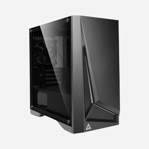 Antec DP301M Micro Tower Noir, Micro ATX/Mini-ITX, 2x3.5" & 2x2.5", 4 slots d'extension, Vent. Arrière 120mm, Vitre trempée, USB 3.2 Gen 1