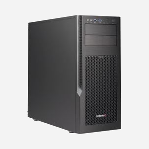 Supermicro SuperChassis CSE-GS5A-754K Midi Tower Serveur Noir/Gris, Alimentation 750W 80+ Gold, 6x 3.5", 4x 2.5", 2x 5.25", ATX/microATX
