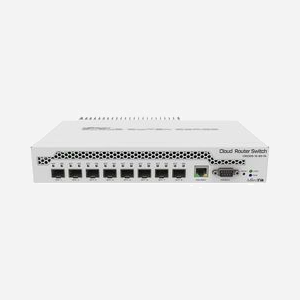 Mikrotik CRS309-1G-8S+IN Commutateur Géré 1xGE RJ45 + 8xSFP+ 10G, RS-232, 162Gbit/s, PoE 802.3af/at, CPU 800MHz, 512MB RAM, 12-57V DC - Miniature 1
