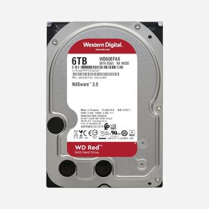 Western Digital Red WD60EFAX - HDD NAS 6 To, 3.5", 5400 tr/min, 256 Mo Cache, SATA III, jusqu'à 180 To/an, MTBF 1M heures - Miniature 2