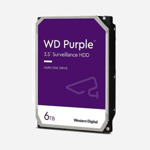 Western Digital WD63PURZ - HDD 6 To 3.5" SATA pour surveillance, cache 256 Mo, 180 To/an, supporte jusqu'à 64 caméras - Miniature 1
