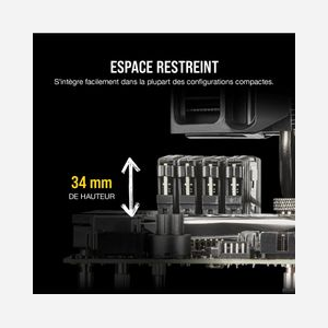 Corsair Vengeance LPX 32Go (2x16Go) DDR4 3200MHz CL16 DIMM 288-pin 1.35V Noir, Module mémoire pour PC/Serveur CMK32GX4M2E3200C16 - Miniature 5