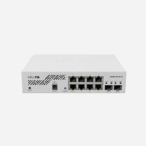 Mikrotik CSS610-8G-2S+IN : Switch Gigabit Ethernet 8 ports RJ45 + 2 ports SFP+ 10G, PoE, 12-57V, blanc, température -20°C à 60°C - Miniature 2