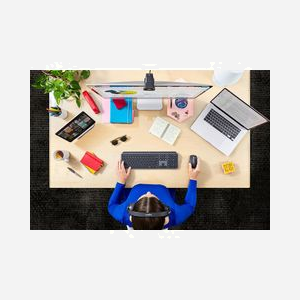 Logitech MX Keys for Business - Clavier Bureau Bluetooth AZERTY Français Graphite - Rétroéclairage Blanc - Batterie 1500mAh - Compatible Windows/macOS/Linux/Android/iOS - Miniature 5