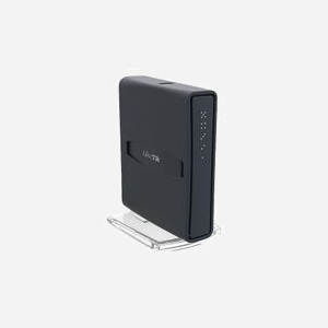 Mikrotik hAP ac lite tower RB952UI-5AC2ND-TC Routeur WiFi Double Bande 2.4/5GHz, 5xGE, PoE, USB 2.0, 16Mo Flash, IEEE 802.11a/b/g/n/ac