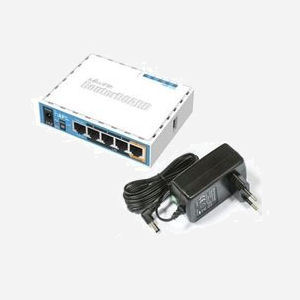 Mikrotik hAP ac lite RB952UI-5AC2ND : Point d'accès WiFi 2.4/5GHz 733Mbps, 5x Ethernet 10/100, PoE, USB 2.0, 64MB RAM, 16MB Flash, Blanc - Miniature 2