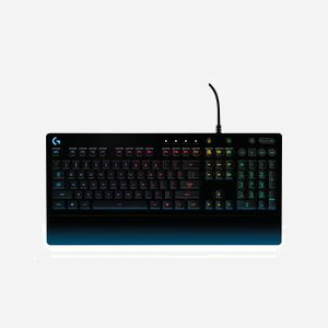 Logitech G G213 Prodigy Clavier Gamer USB AZERTY Français Noir, Rétroéclairage RGB, Anti-Ghosting, Résistant aux éclaboussures, Repose-poignets - Miniature 1
