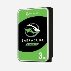 Seagate Barracuda ST3000DM007 HDD 3 To 3.5" SATA III 6 Gbit/s 5400 tr/min 256 Mo, temps de latence 6 ms, consommation 5W, vibrations 0.25G - Miniature 2