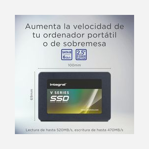 SSD Integral 500Go SATA III 2.5" - Lecture 520Mo/s, Écriture 470Mo/s, Mémoire TLC, Contrôleur SMI SM2258XT, TBW 160, PC/Portable - Miniature 4