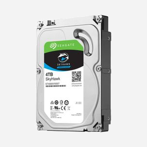 Seagate SkyHawk ST4000VX007 HDD 4To 3.5" SATA III 6Gb/s 64Mo Cache Surveillance Vidéo 5-70°C 5.5W 190MiB/s - Miniature 4