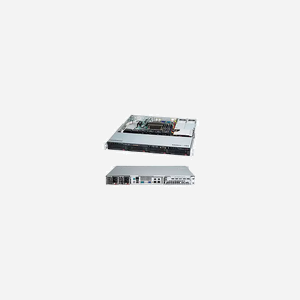 Supermicro CSE-813MFTQ-R400CB Châssis Serveur Rackable 1U Noir - Alimentation 400W, 4 baies 3.5", Carte mère ATX/micro ATX, Ventilation 4x4cm - Miniature 2