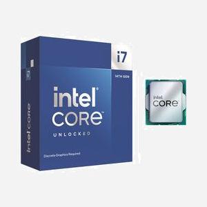 Processeur Intel Core i7-14700KF, 20 Cores (8P+12E), 28 Threads, 5.6 GHz Turbo, 33MB Smart Cache, LGA1700, DDR5/DDR4, 125W TDP (Boîte) - Miniature 2