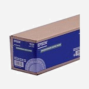 Epson Papier Mat Double Épaisseur 180g/m² 24" (0.610m x 25m) Jet d'encre, Diamètre Noyau 5.08cm, Référence C13S041385, Fabriqué au Japon