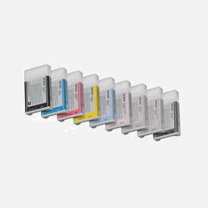Epson Cartouche d'Encre Pigment Cyan C13T603200 - 220ml pour Stylus Pro 7800/7880/9800/9880 - Technologie Jet d'Encre - Miniature 2