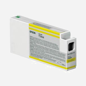 Epson C13T596400 : Cartouche d'encre pigment jaune 350ml pour Stylus Pro 7700/7890/7900/9700/9890/9900 - Technologie jet d'encre