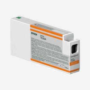 Epson Encre Pigment Orange C13T636A00 700ml pour Stylus Pro 7890/7900/WT7900/9xx0 – Jet d'encre – Original – 1 pièce