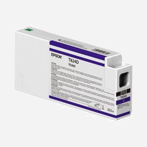Epson UltraChrome HDX Violet 350ml - Encre Pigmentée C13T824D00 - Jet d'encre - Compatibilité SureColor SC-P7000/P9000 Series - Miniature 1