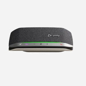 POLY Sync 20-M Haut-parleur USB-C & Bluetooth 5.1 certifié Microsoft Teams, 3 microphones, autonomie 20h, batterie Li-Ion, câble 0.715m, noir - Miniature 2