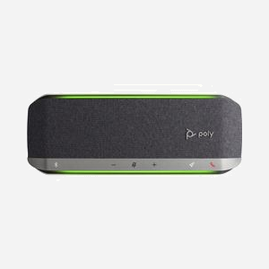 POLY Sync 40 Haut-parleur USB/Bluetooth - USB-A/USB-C, IP64, Batterie 5000mAh, Autonomie 30h, Réduction de bruit et annulation d'écho.
