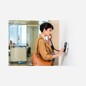 POLY Téléphone IP Edge E100 PoE Gigabit Ethernet, écran IPS 2.8" 320x240, codecs G.7xx/OPUS/iLBC, 2xRJ45, RJ9, USB-C, ENERGY STAR - Miniature 3