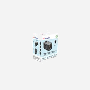 Verbatim UTA-06 Chargeur Intérieur Noir 2500W, 4 ports USB, Boîtier Cuivre/Polycarbonate (PC), Dimensions 55x92x54mm, Certifié RoHS & EN 55032 - Miniature 4