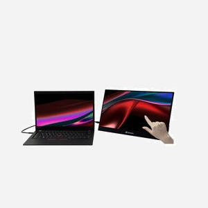 Verbatim 32238 Moniteur Portable 15.6" 4K Ultra HD LCD Tactile IPS, 3840x2160, 350cd/m², 6ms, HDMI 1.4, USB-C, AMD FreeSync - Miniature 4