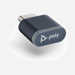 POLY Adaptateur Bluetooth BT700 USB-C 5.1, Profils A2DP/AVRCP/HSP, USB Type-C, Compatibilité BT700, 205.2 x 152 x 68 mm, Noir