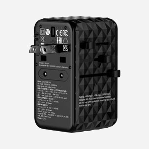 Verbatim Chargeur Secteur Universel 32125, 1x USB 2.0, 3x USB-C, Quick Charge 4, Power Delivery 3.1 140W, GaN, 100-250V, Noir - Miniature 5