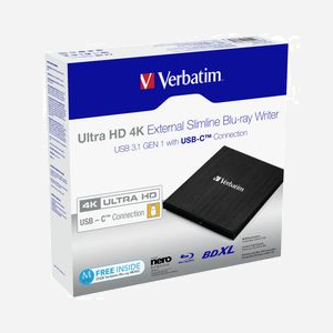 Verbatim 43888 Lecteur Optique Blu-Ray DVD Combo Interne, chargement haut, SATA III, 6x BD-R, 4x BD-R DL, Windows & macOS, 133x145x11mm - Miniature 5