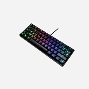 SureFire KingPin M1 Clavier Gaming Mécanique USB AZERTY Français Noir - Format 60%, Switches Rouges, Rétroéclairage RGB, Anti-Ghosting, Durée 50M frappes - Miniature 4