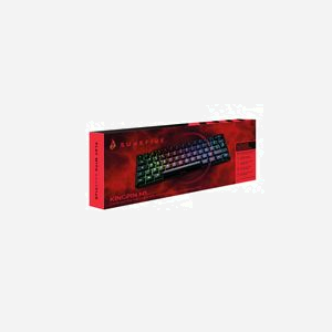 SureFire KingPin M1 Clavier Gaming Mécanique USB AZERTY Français Noir - Format 60%, Switches Rouges, Rétroéclairage RGB, Anti-Ghosting, Durée 50M frappes - Miniature 5