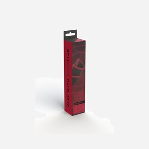 SureFire Silent Flight 320 : Tapis de Souris Gamer 320x260x3mm, Surface Fibre Micro-Texturée, Base Caoutchouc Antidérapante, Noir/Rouge - Miniature 5
