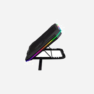 SureFire Bora X1 Refroidisseur PC Portable 17" (43.2cm) Ventilateur 20cm 750 RPM, 5 Positions, RGB, USB, Métal/Plastique, 428x318x54mm - Miniature 2