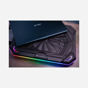 SureFire Bora X1 Refroidisseur PC Portable 17" (43.2cm) Ventilateur 20cm 750 RPM, 5 Positions, RGB, USB, Métal/Plastique, 428x318x54mm - Miniature 3