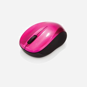 Verbatim Go Nano Souris Bureau RF sans fil Rose, 1600 DPI, Nano Récepteur USB-A, 3 Boutons, 2.4 GHz, Portée 10m, requiert 2 piles AAA - Miniature 2