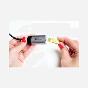 Verbatim Adaptateur USB-C 3.2 Gen 1 vers Gigabit Ethernet RJ-45, boîtier métal, 1 port Type-C, compatible Windows/macOS/Linux, 24x50x14mm, 25g - Miniature 3
