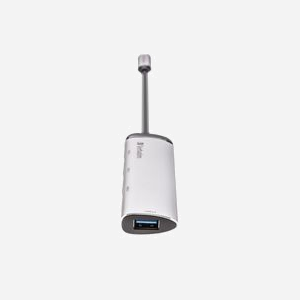 Verbatim Hub USB-C vers 4 ports USB 3.2 Gen 1 Type-A, 5Gbps, Aluminium/Plastique, Câble 0.15m, Compatible Windows/macOS, Gris, Réf. 49147 - Miniature 3