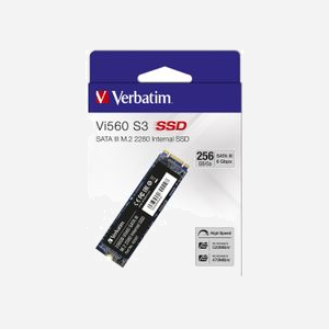 Verbatim SSD Vi560 S3 M.2 2280 256 Go SATA III 3D NAND Lecture 520 Mo/s Écriture 470 Mo/s 1.5M h MTBF Windows macOS Linux - Miniature 1