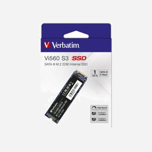 Verbatim SSD Vi560 S3 M.2 2280 1 To SATA III 3D NAND Lecture 520Mo/s Écriture 490Mo/s 102K IOPS Lecture/Écriture Windows macOS Linux - Miniature 1