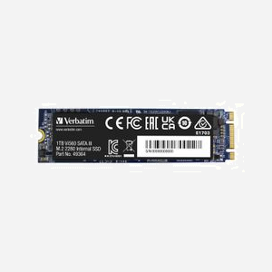 Verbatim SSD Vi560 S3 M.2 2280 1 To SATA III 3D NAND Lecture 520Mo/s Écriture 490Mo/s 102K IOPS Lecture/Écriture Windows macOS Linux - Miniature 2